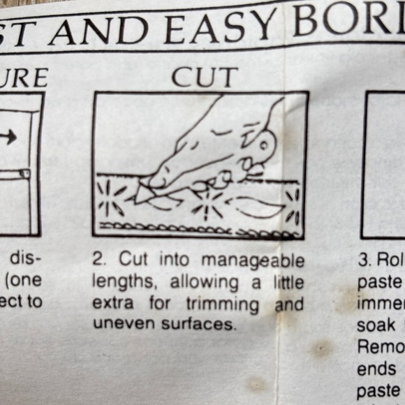 VTG Traditional English Garden Floral Herbs Wallpaper Border 5 YD X 7"  4 Rolls - Picture 14 of 16